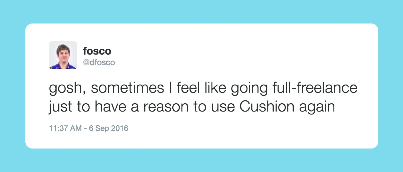 Share Cushion on Twitter