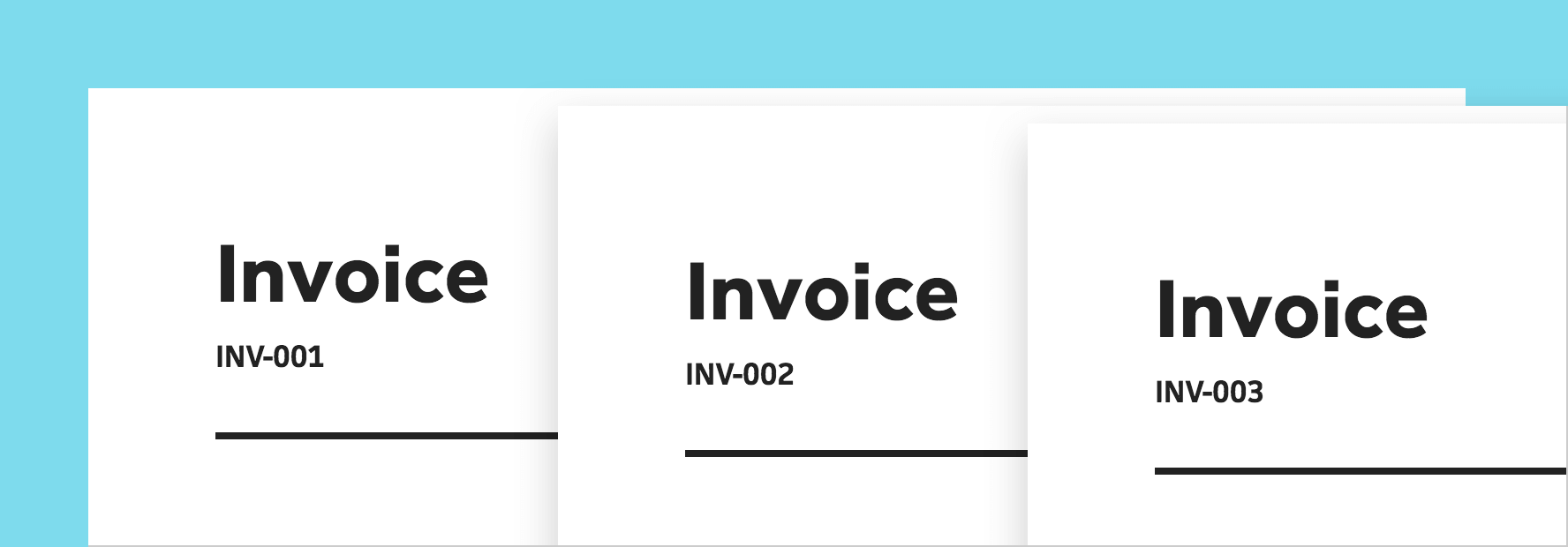 Auto-incrementing invoices