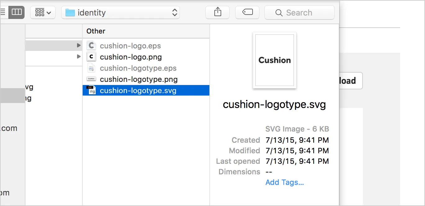 SVG logo scaling perfectly on an invoice
